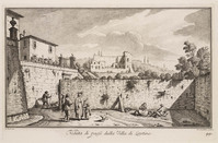 KG 00381
<br/>
veduta: Landschap met villa
<br/>
<em>Müller, Johann Sebastian (1715/20-ca. 1780)</em>